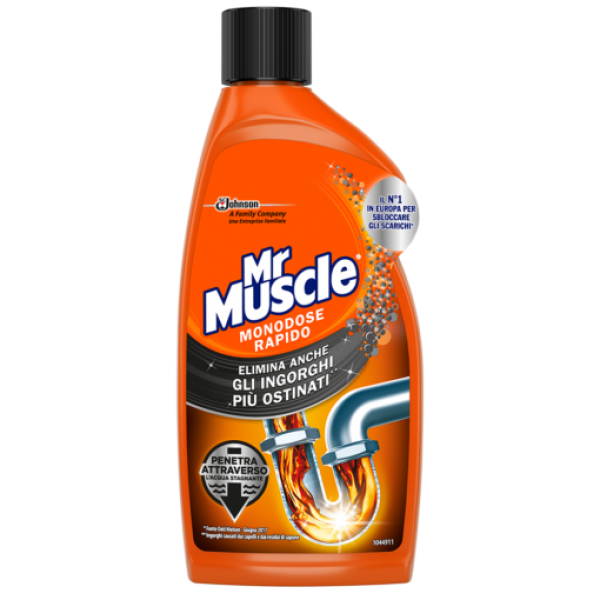 Mr. Muscle Gel Desfundare Tevi 1l 12/bax