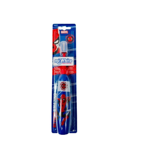 Mr.white Periuta Dinti Kids 4+ Electrica Spiderman 6/bax