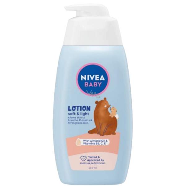 Nivea Baby Lotiune Corp Soft&light 500ml 12/bax