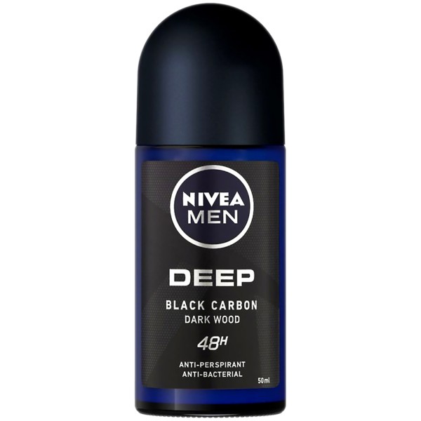 Nivea Roll-on Men Deep Dark Wood 50ml 30/bax Nivea Roll-on Men Deep Dark Wood 50ml 30/bax