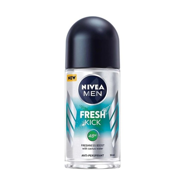 Nivea Roll-on Men Fresh Kick 50ml 30/bax Nivea Roll-on Men Fresh Kick 50ml 30/bax