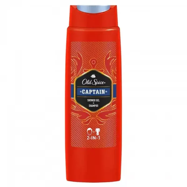 Old Spice Gel Dus 2in1 Captain 400ml 6/set