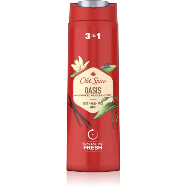 Old Spice Gel Dus 3in1 Oasis 400ml 6buc/set