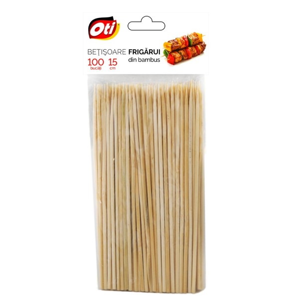 Oti Betisoare Frigarui Bambus 15cm 100buc/set 50/bax