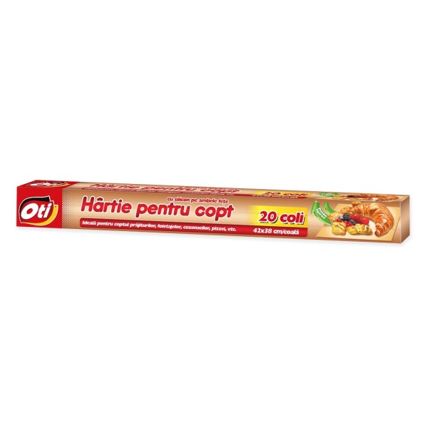 Oti Hartie Pentru Copt 20coli 24buc/bax Oti Hartie Pentru Copt 20coli 24buc/bax