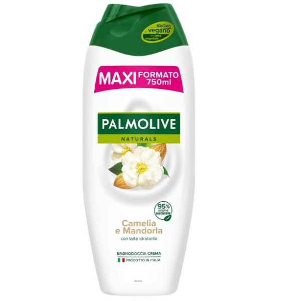 Palmolive Gel Dus/spumant Baie Camelia&almond 750ml 6buc/set 12/bax