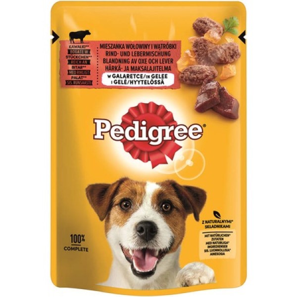 Pedigree Hrana Umeda Caini Adulti Vita Si Ficat Plic 100g 24/bax