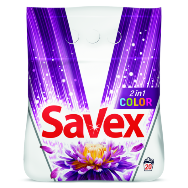 Savex Detergent Automat 2in1 Color 2kg 8/bax