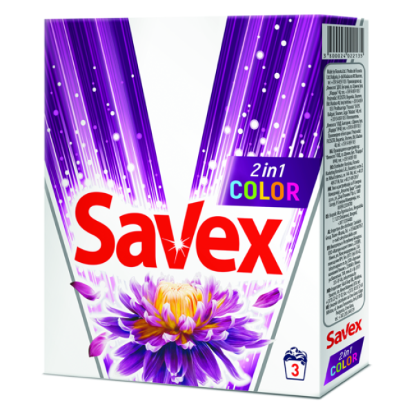 Savex Detergent Automat 2in1 Color 300gr 22/bax