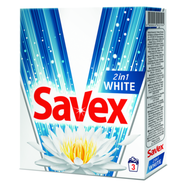 Savex Detergent Automat 2in1 White 300gr 22/bax