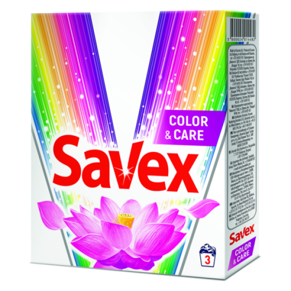 Savex Detergent Automat Color&care 300gr 22/bax