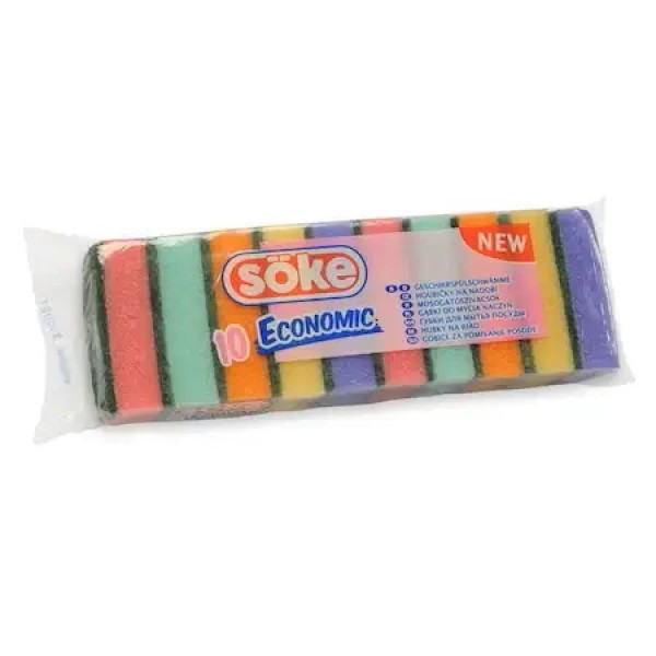 Soke Burete Economic Multicolor 10buc/set 12/bax