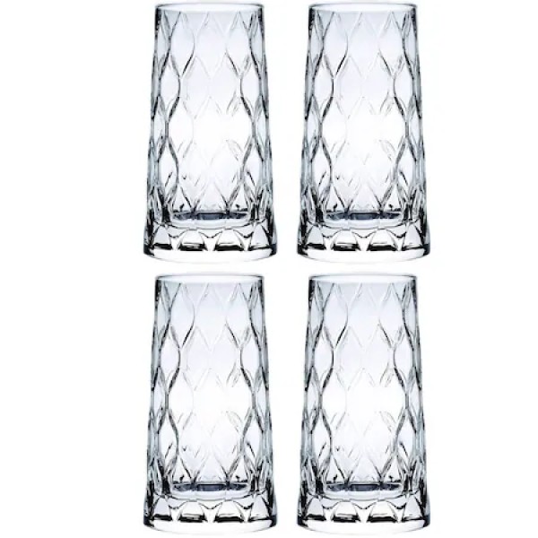 Srx Leafy Pahar Long Drink&cocktail 345cc (420855) 4buc/set