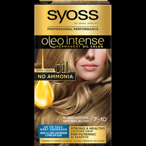 Syoss Oleo Vopsea Par 7-10 Blond Natural 3/set 48/bax