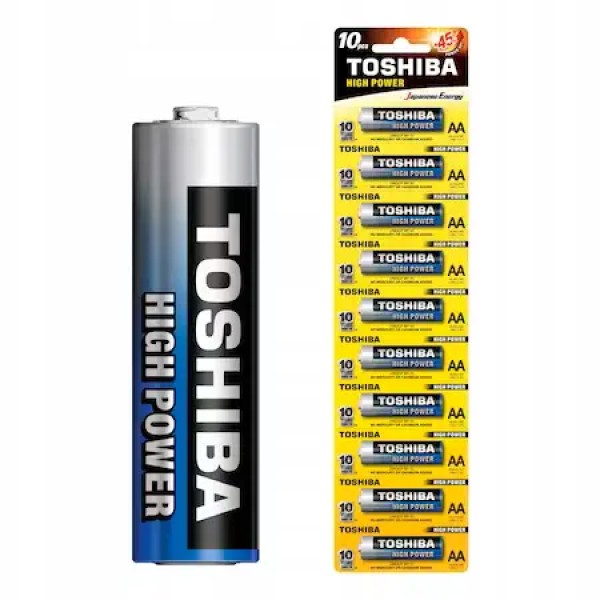 Toshiba Baterii H. Power Alk Aa R6 (lr6gcp) 10buc/set 10set/cut 8cut/bax