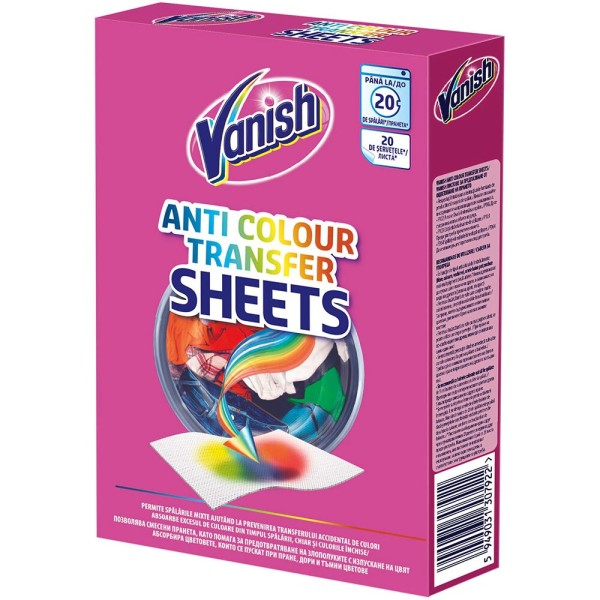 Vanish Servetele Absorbante Culoare 20buc 20/bax