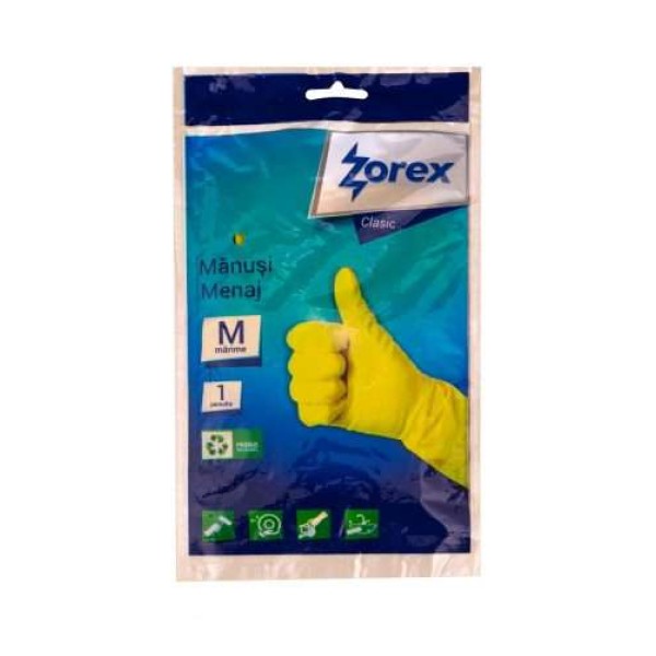 Zorex Clasic Manusi Menaj Galbene Marime M 144/bax Zorex Clasic Manusi Menaj Galbene Marime M 144/bax
